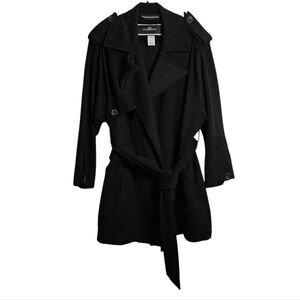 BY MALENE BIRGER 100% Wool Coat in Black Size 38